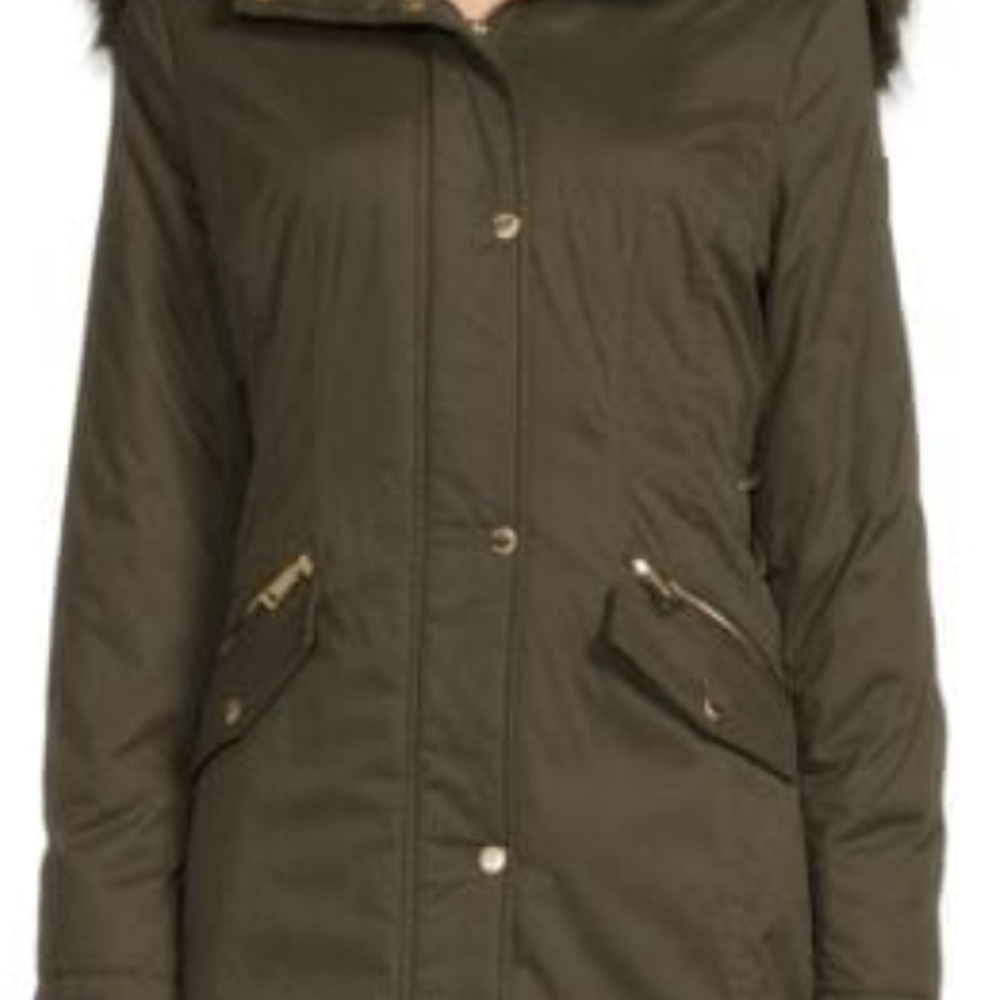 Guess Dark Olive Utility Jacket
